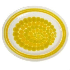 Vintage 1970 Franciscan Sundance Earthenware 102-73 Oval serving Platter 13.5"
